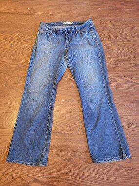 Levi’s 529 Curvy Bootcut Jeans  Women Blue Denim Flap Pocket Y2K Western Sz 14